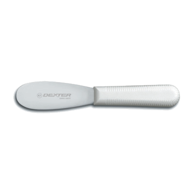 Dexter 18193 3-1/2" White Polypropelyne Handle Sandwich Spreader
