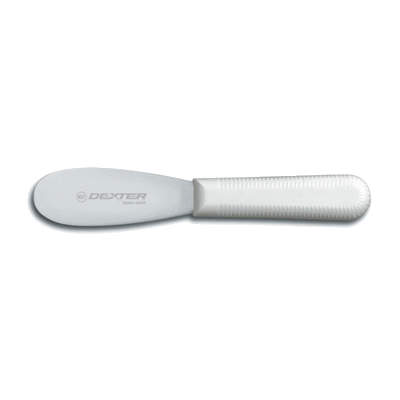 Dexter 18193 3-1/2" White Polypropelyne Handle Sandwich Spreader