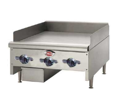 Wells HDTG-3630G 35.75" Natural Gas Countertop Griddle - 90,000 BTU