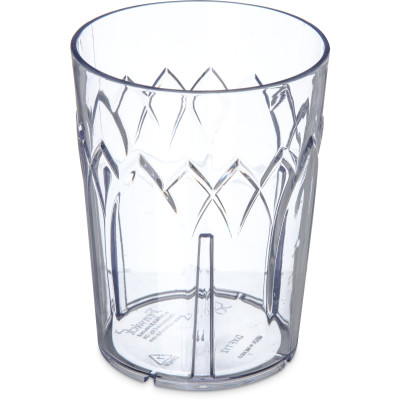 Dinex DXFT1207 12 Oz. Clear SAN Plastic Fenwick Tumbler (72 Each Per Case)
