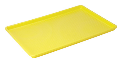 Winco FFT-1826YL 26"W Yellow Fast Food Tray