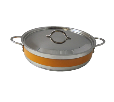 Bon Chef 60032CFORANGE 9 Qt. Stainless Steel Classic Country French Pot