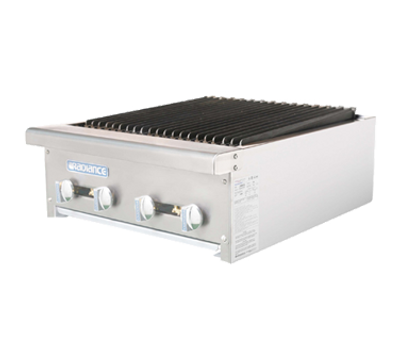 Turbo Air TARB-24-NG 24" Natural Gas Countertop Radiance Charbroiler - 60,000 BTU