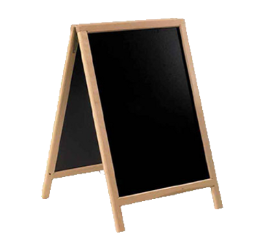 American Metalcraft SBSB135 Securit Sandwich Board Natural 28.13&quot; W