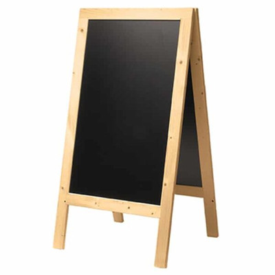 American Metalcraft SBSB135 Securit Sandwich Board Natural 28.13" W