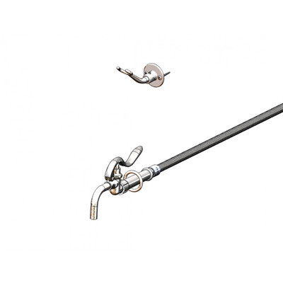 T&amp;S Brass B-0102-BKT Pot &amp; Glass Filler plain end curved nozzle 68"
