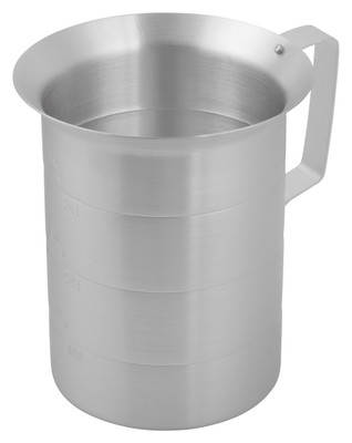 Winco AM-4 4 qt Aluminum Measuring Cup