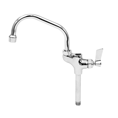Fisher 71366 12" Swing Spout Stainless Steel Add-On-Faucet For Rigid Control Valves