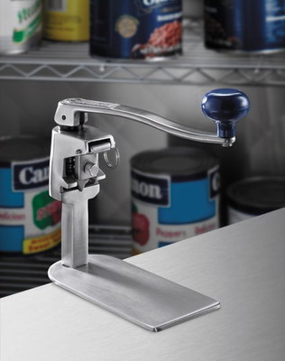 Edlund S-11 Stainless Steel Manual Can Opener with 16" Adjustable Bar and Base