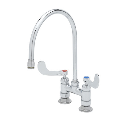 T&amp;S Brass B-0324-CR-129X Surgical Faucet with ceramas 4"