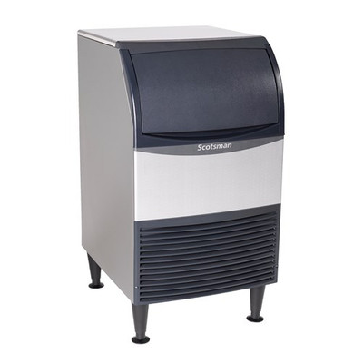 Scotsman UF2020AX-1 20" W Stainless Steel Air-Cooled Undercounter Ice Maker with Bin - 115 Volts