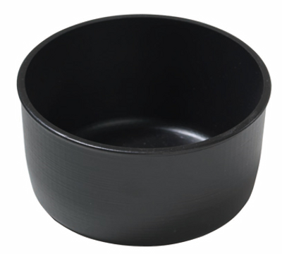Matfer Bourgeat 345604 3.13&quot; x 1.5&quot; Black Composite ExoGlass Ramekin Mold