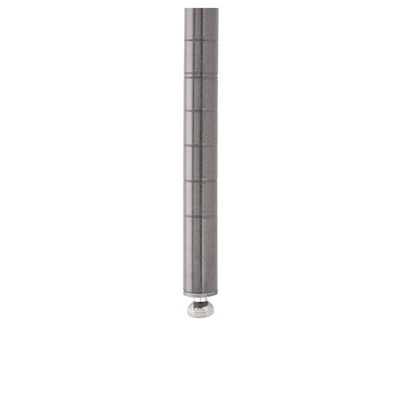Metro 33Pk4 Super Erecta Siteselect Post 34-3/8"H Metroseal Gray Epoxy Coated Corrosion-Resistant Finish