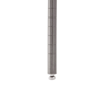 Metro 33Pk4 Super Erecta Siteselect Post 34-3/8"H Metroseal Gray Epoxy Coated Corrosion-Resistant Finish