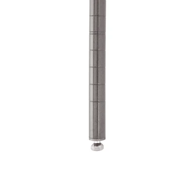 Metro 33Pk4 Super Erecta Siteselect Post 34-3/8"H Metroseal Gray Epoxy Coated Corrosion-Resistant Finish