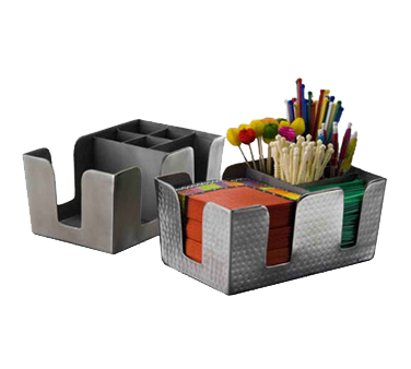 American Metalcraft BARS7 8.5W x 5.75"D x 4.5H Stainless Steel Bar Organizer