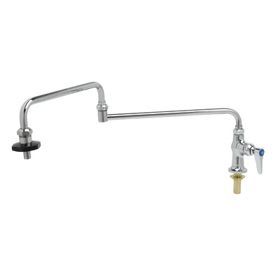 T&S Brass B-0591 Pot Filler Faucet deck mount double-jointed 24"