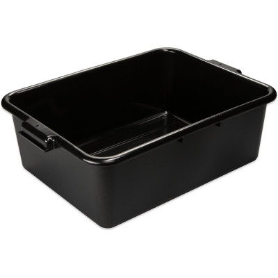 Carlisle 4401103 1 Compartment Black Comfort Curve Bus Box