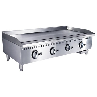 Adcraft BDECTG-48/NG 48" W Natural Gas Black Diamond Griddle - 120,000 BTU