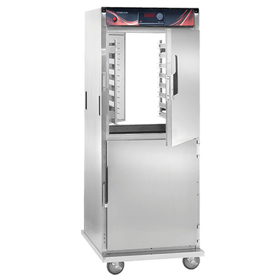 Cres Cor H138PS1834D 28.75" W Stainless Steel Top-Mount Heater Assembly Insulated Pass-Thru Mobile Heated Cabinet - 120 Volts