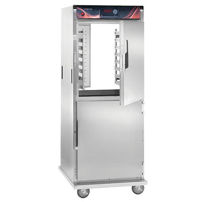 Cres Cor H138PS1834D 28.75" W Stainless Steel Top-Mount Heater Assembly Insulated Pass-Thru Mobile Heated Cabinet - 120 Volts
