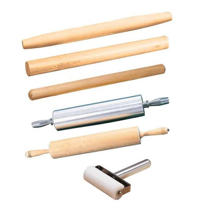 American Metalcraft WRPC5715 Rolling Pin 15" Wide 2.75" Barrel Wood