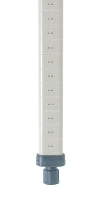 Metro Mx74P Polymer Trilobal Post 74-3/16"H or With A Dolly Corrosion Proof All Polymer Construction