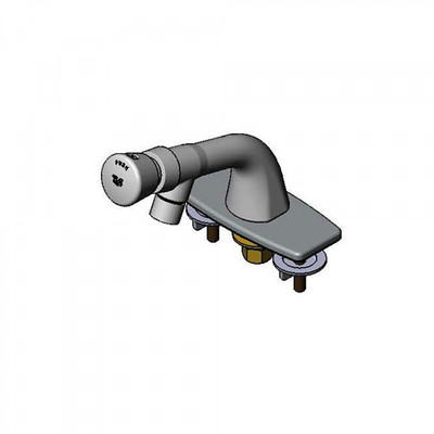 T&amp;S Brass B-0805-VR Slow Self-Closing Faucet heavy duty push button