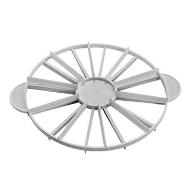 Winco PCM-1416 10" Dia. 14 & 16 Slices Polypropylene Cake Marker