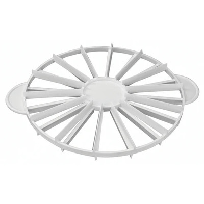 Winco PCM-1416 10" Dia. 14 &amp; 16 Slices Polypropylene Cake Marker