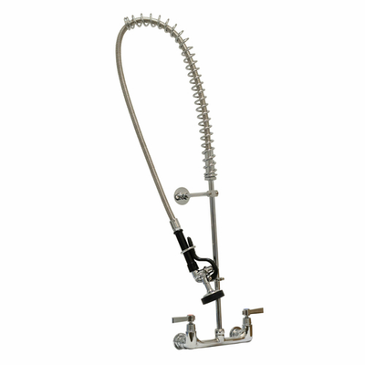 Advance Tabco DTA-53 8" OC Splash-Mounted Spray Head Wall Bracket Lead Free Pre-Rinse Faucet