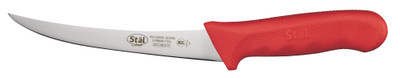 Winco KWP-60R 6" Curved Boning Knife with Polypropylene Handle