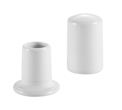 CAC China CN-TH 1.75&quot; Dia. Super White Porcelain Accessories Toothpick Holder (6 Dozen Per Case)