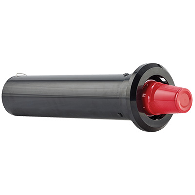 Winco CDIC-4 Black Plastic 5-1/4" Dia. x 24"L Cup Dispenser