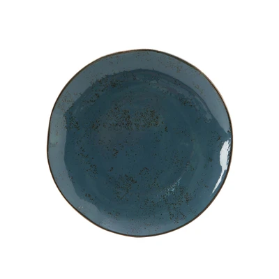 Tuxton GGE-002 6-1/2" Porcelain Azure Round Plate (2 Dozen Per Case)