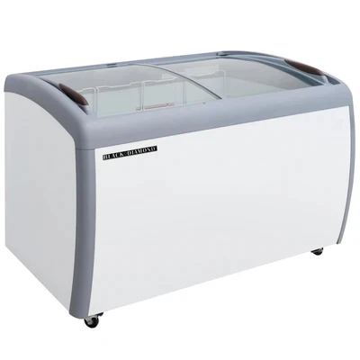 Admiral Craft BDCF-9-CG 9.6 Cu. Ft. Curved Lid Black Diamond Chest Freezer
