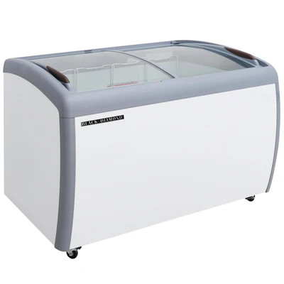 Admiral Craft BDCF-9-CG 9.6 Cu. Ft. Curved Lid Black Diamond Chest Freezer