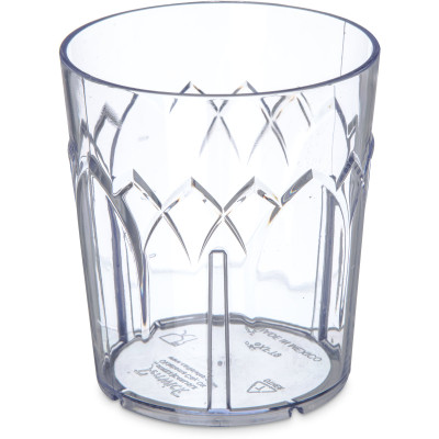 Dinex DXFT907 9 Oz. Clear SAN Plastic Fenwick Tumbler (72 Each Per Case)