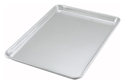 Winco ALXP-1318 18" Aluminum Sheet Pan or Serving Tray