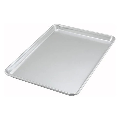 Winco ALXP-1318 18" Aluminum Sheet Pan or Serving Tray