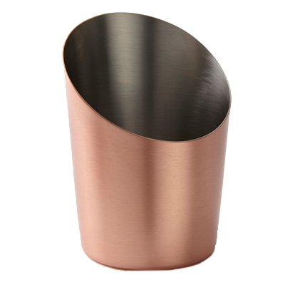 American Metalcraft FFCCS45 2.88&quot; 12 Oz. Copper Round French Fry Cup