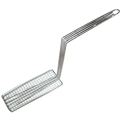 Town 42934S 4-3/4"L x 10-3/4"W, 11-1/4"L Handle Fry Basket Press