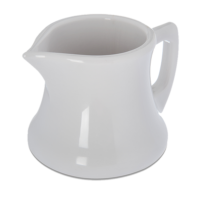 Carlisle 456302 3 Oz. SAN White Creamer Pitcher