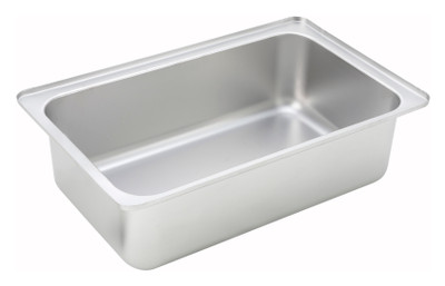 Winco C-WPF6 6" Deep Full Size Rectangular Spillage Pan