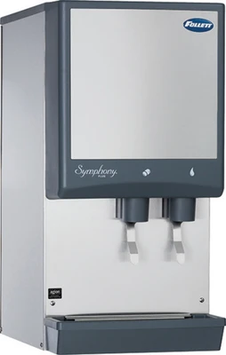 Follett LLC 12CI414A-L Symphony Plus 12 Series Air Cooled Chewblet Countertop Ice Maker and Water Dispenser with Lever Dispense - 115 Volts, 425 Lbs.