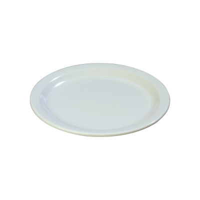 Carlisle 4350102 9" Dia. Plastic White Dallas Ware Dinner Plate