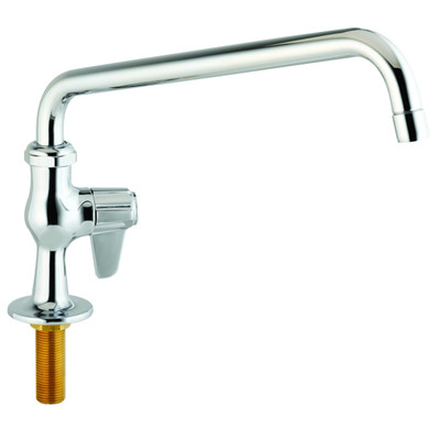 T&amp;S Brass 5F-1SLX10 Equip Faucet deck mount swivel 8-7/8"
