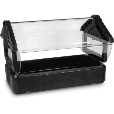 Carlisle 660003 45-1/4"W Black Polyethylene SixStar Table Top Food Bar