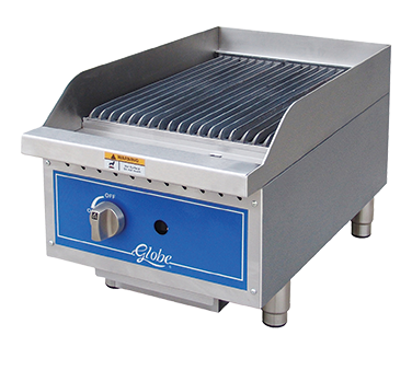 Globe GCB15G-CR 15" Countertop Gas Charbroiler - 40,000 BTU