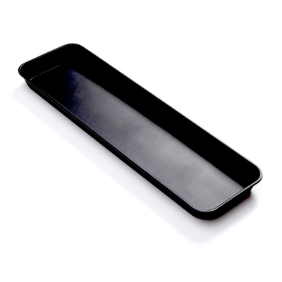 American Metalcraft MT8 29.75" W Black Rectangle Endurance Market Tray